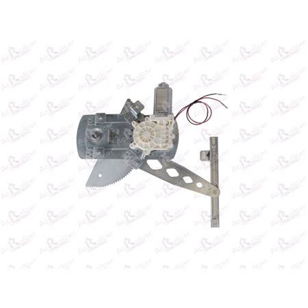 Rear Right Electric Window Regulator (with motor) for HONDA CRV Mk I (RD), 1995 2002, 4 Door Models, WITHOUT One Touch/Antipinch, motor has 2 pins/wires