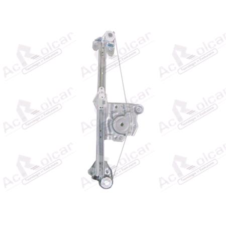 Rear Right Electric Window Regulator Mechanism (without motor) for VAUXHALL ASTRA MK V Estate, 2004 2009, 4 Door Models, One Touch/AntiPinch Version, holds a motor with 6 or more pins