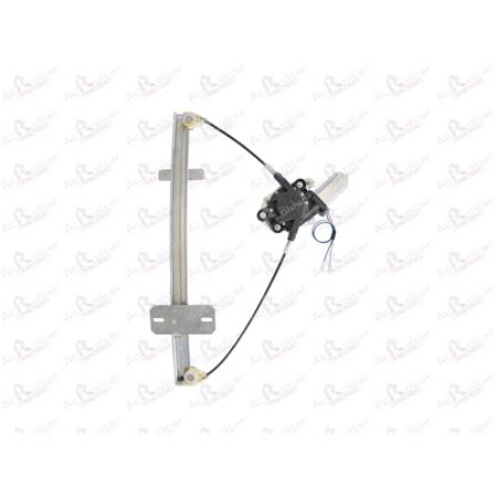 Rear Left Electric Window Regulator (with motor) for HONDA CRV Mk II (RD_), 2002 2006, 4 Door Models, WITHOUT One Touch/Antipinch, motor has 2 pins/wires