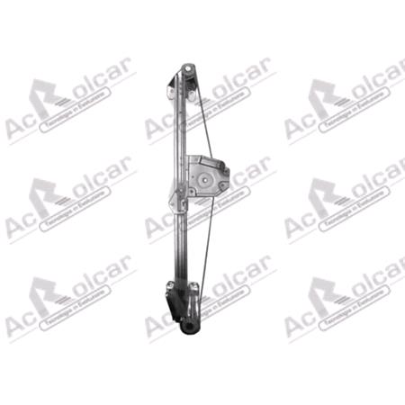 OPEL ZAFIRA'99 MECHANISM FOR WINDOW REGULATOR   REAR LEFT   Holden Zafira MPV 1999 to 2006, 4 Door Models, WITHOUT One Touch/Antipinch, holds a standard 2 pin/wire motor