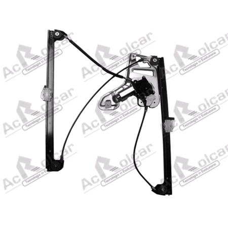 Front Left Electric Window Regulator (with motor) for Land Rover RANGE ROVER MK III (LM), 2003 2005, 4 Door Models, WITHOUT One Touch/Antipinch, motor has 2 pins/wires