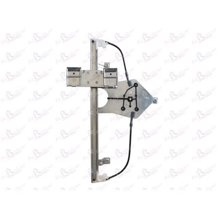 Rear Left Electric Window Regulator Mechanism (without motor) for VAUXHALL MERIVA Mk II (B), 2010 , 4 Door Models, One Touch/AntiPinch Version, holds a motor with 6 or more pins