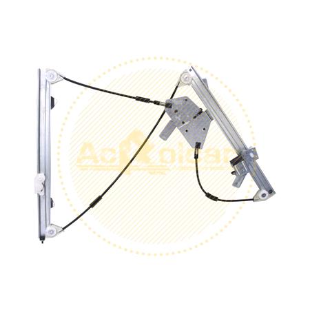 Front Left Electric Window Regulator Mechanism (without motor) for OPEL INSIGNIA Sports Tourer, 2008 , 4 Door Models, One Touch/AntiPinch Version, holds a motor with 6 or more pins