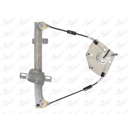 NISSAN QASHQAI MECHANISM FOR WINDOW REGULATOR   REAR RIGHT, 4 Door Models, One Touch/AntiPinch Version, holds a motor with 6 or more pins
