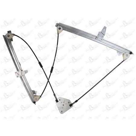 NISSAN QASHQAI MECHANISM FOR WINDOW REGULATOR   FRONT LEFT, 4 Door Models, One Touch/AntiPinch Version, holds a motor with 6 or more pins