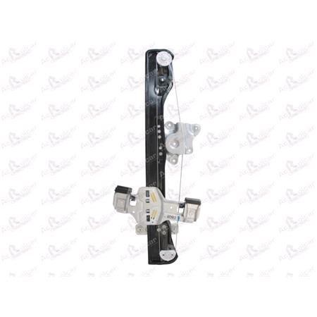 Front Right Electric Window Regulator Mechanism (without motor) for Vauxhall MOKKA, 2012 , 4 Door Models, WITHOUT One Touch/Antipinch, holds a standard 2 pin/wire motor