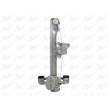 Rear Right Electric Window Regulator Mechanism (without motor) for Opel MOKKA, 2012 , 4 Door Models, WITHOUT One Touch/Antipinch, holds a standard 2 pin/wire motor