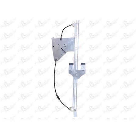 Front Right Electric Window Regulator Mechanism (without motor) for Mercedes SPRINTER 3 t van (906), 2006 , 2 Door Models, WITHOUT One Touch/Antipinch, holds a standard 2 pin/wire motor