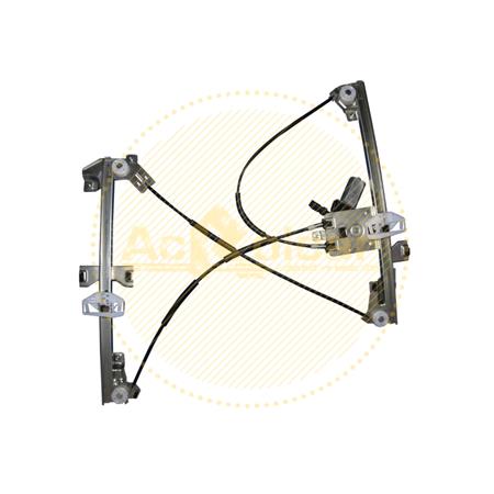 Front Right Electric Window Regulator (with motor) for Citroen BERLINGO Multispace, 1996 2008, 2 Door Models, WITHOUT One Touch/Antipinch, motor has 2 pins/wires