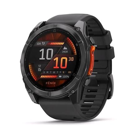 Garmin Fenix 8 Smartwatch 51mm AMOLED in Slate Grey with Black Strap