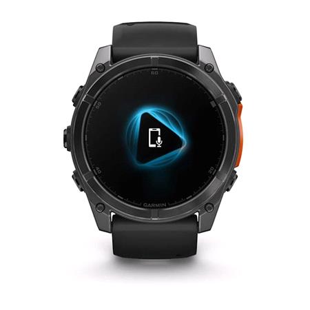 Garmin Fenix 8 Smartwatch 51mm AMOLED in Slate Grey with Black Strap