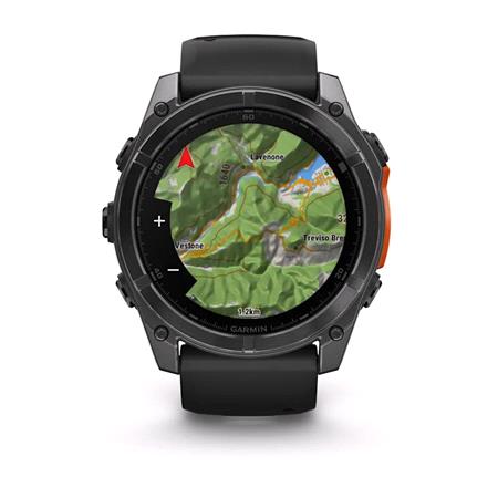 Garmin Fenix 8 Smartwatch 51mm AMOLED in Slate Grey with Black Strap