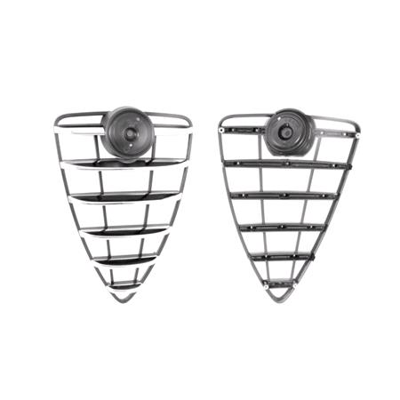 Alfa Romeo MiTo 2008 Onwards Grille, With Chrome Moulding, Matte Black