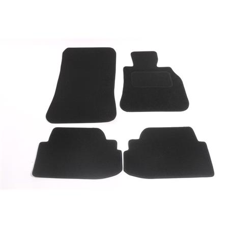 Tailored Car Floor Mats in Black for BMW 1 Series Coupe  2007 2013   Coupe