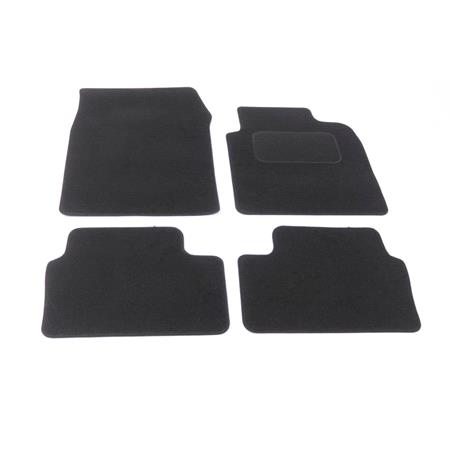 Tailored Car Floor Mats in Black for Vauxhall Vectra Mk II 2002 2008   No Clips Required