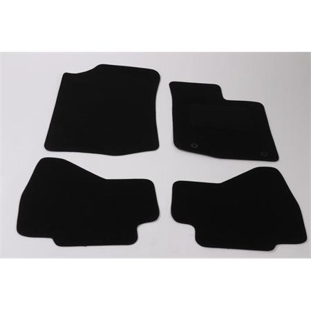 Tailored Car Floor Mats in Black for Toyota Aygo  2014 Onwards