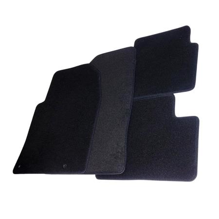 Tailored Car Mats in Black for Alfa Romeo 156 1997 2005   4 Piece   No Clips