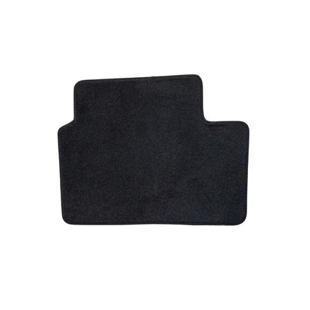 Tailored Car Mats in Black for Smart FORTWO cabrio, 2004 2007   4 Piece   No Clips