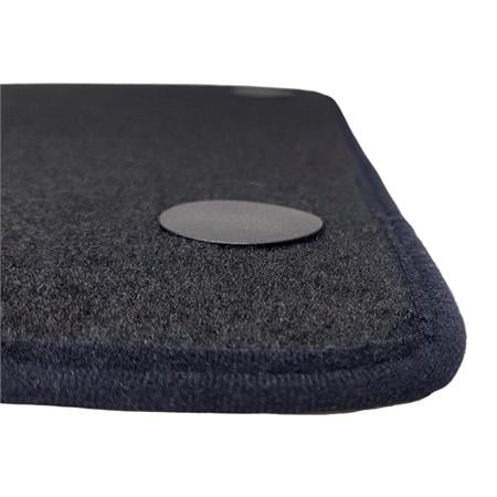 Tailored Car Mats (3x Full Row Mats) in Black for Citroen Synergie 1994 2002   3 Piece   No Clips