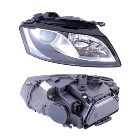 Right Headlamp (Halogen, With LED Daytime Running Light, Takes H7 / H7 Bulbs) for Audi A5 Convertible 2009 2011