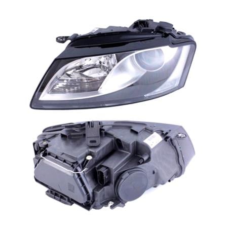 Left Headlamp (Halogen, With LED Daytime Running Light, Takes H7 / H7 Bulbs) for Audi A5 Coupe 2007 2011