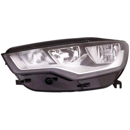 Left Headlamp (Halogen, Takes H7 / H15 Bulbs, Supplied With Motor) for Audi A6 Avant 2011 2015