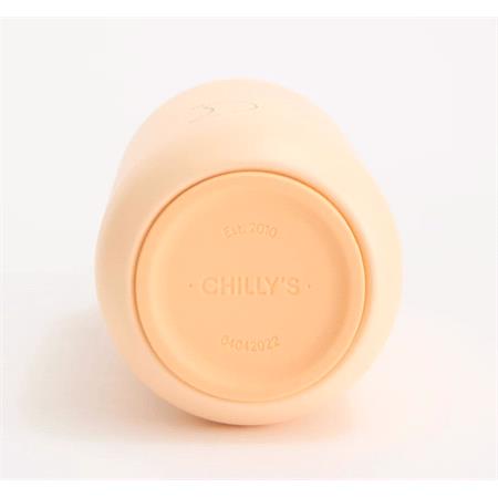 Chilly's Series 2 Peach Orange 500ml Reusable Water Bottle