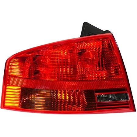 Left Rear Lamp (Outer, Saloon Only, Supplied With Bulbholder, Original Equipment) for Audi A4 2004 to 2008