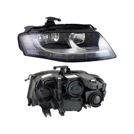 Right Headlamp (Halogen, Takes H7/H7 Bulbs, Supplied With Motor, Original Equipment) for Audi A4 Avant 2008 2011