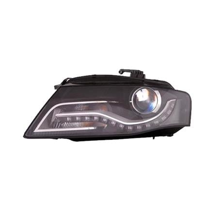 Left Headlamp (Bi Xenon, Without DBL, With Self Levelling, With Bulbs, Without Ballast, Original Equipment) for Audi A4 Avant 2010 to 2015