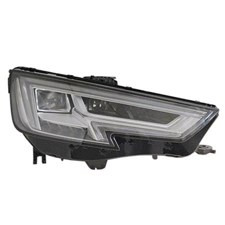 Right Headlamp (Full LED, Entry Level, With LED Curve Light & Daytime Running Light, Original Equipment) for Audi A4 Avant 2015 on