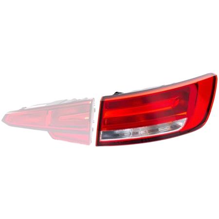 Right Rear Lamp (Outer, On Quarter Panel, Saloon Models, Standard Bulb Type, Supplied With Bulbholder, Original Equipment) for Audi A4 2015 on