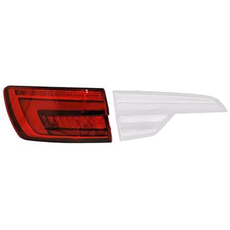 Left Rear Lamp (Outer, On Quarter Panel, LED, Estate Models Only, Original Equipment) for Audi A4 Avant 2015 2019