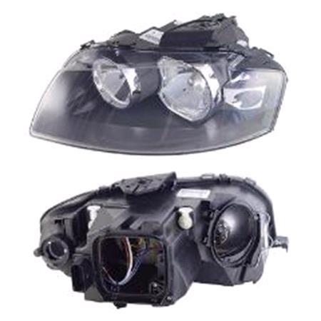 Left Headlamp (Halogen, Original Equipment) for Audi A3 3 Door 2003 2008