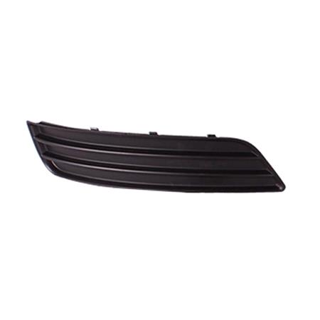 Audi A3 2008 2010 RH (Drivers Side) Front Bumper Grille, Without Fog Lamp Hole