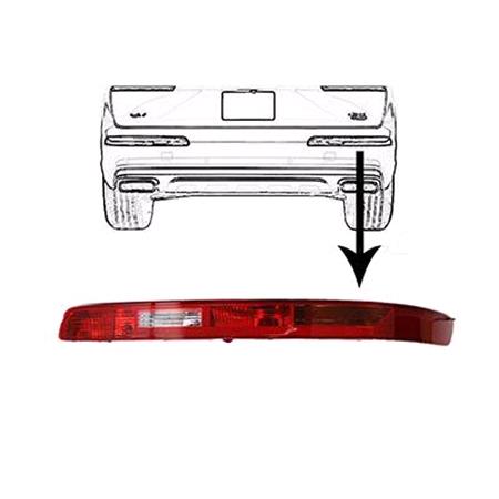Right Rear Lamp (Lower, In Bumper, Supplied with Bulbholder, Original Equipment) for Audi Q7 2015 2019