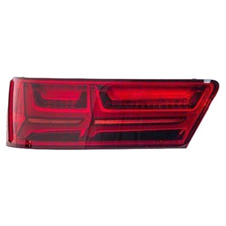 Left Rear Lamp (Upper, On Tailgate, LED, With Wiping Effect Indicator, Original Equipment) for Audi Q7 2015 2019