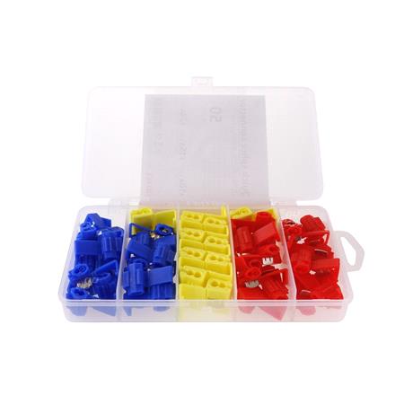 Assorted Electrical Quick Connectors   50 Piece Kit