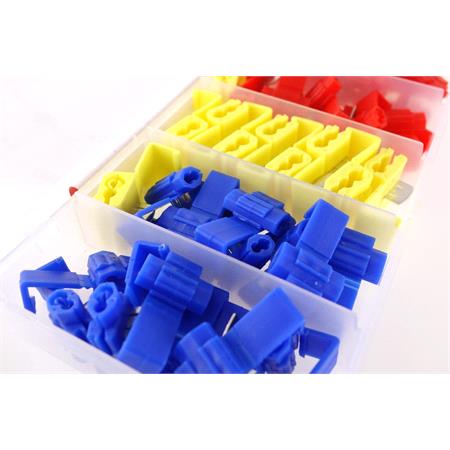 Assorted Electrical Quick Connectors   50 Piece Kit