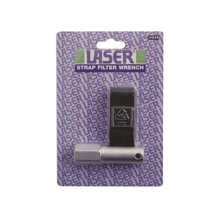 LASER 0235 Filter Wrench   Strap 1 2in. Drive