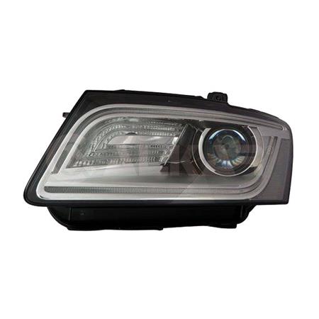 Right Headlamp (Bi Xenon, Takes D3S Bulb, With Curve Light, Original Equipment) for Audi Q3 2013 2016