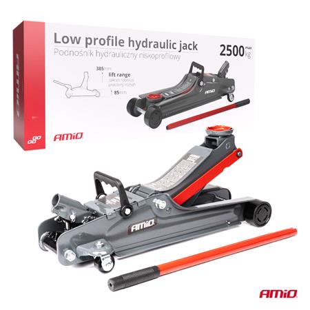 Low profile hydraulic jack 2,5T 