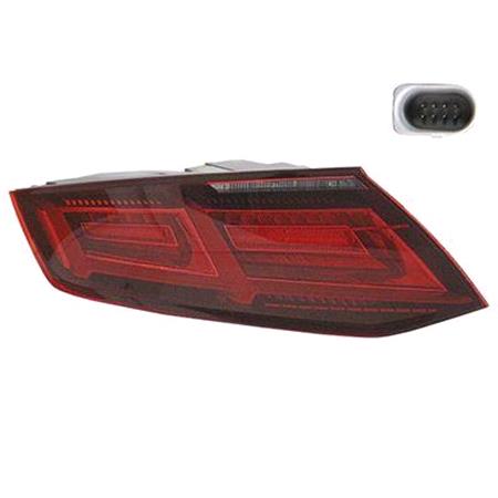 Left Rear Lamp (LED, Original Equipment) for Audi TT Coupe 2014 to 2023