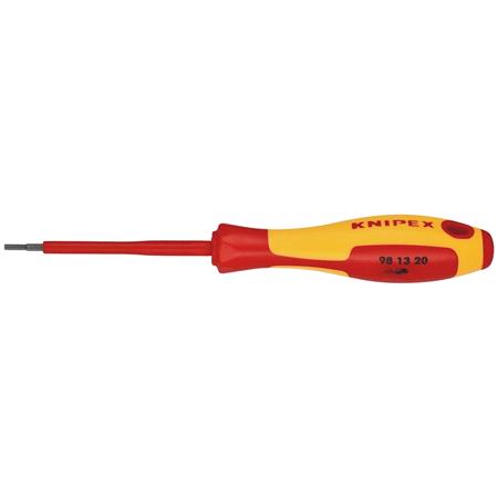 KNIPEX 02563 VDE Insulated Hexagon Screwdriver, 2.0 x 75mm