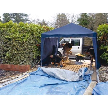 Draper Tools Blue Concertina Gazebo (3M x 3M)   76940