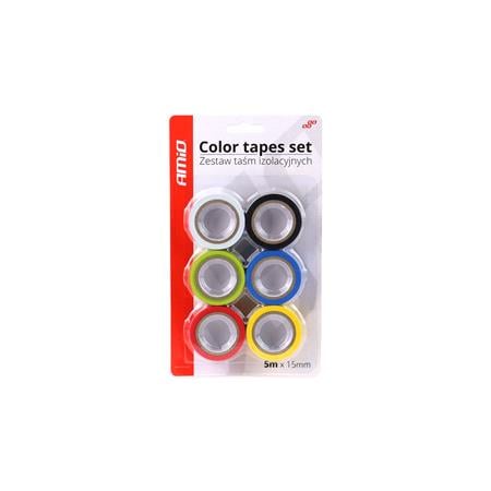 6 Piece Coloured Insulation Tape Set