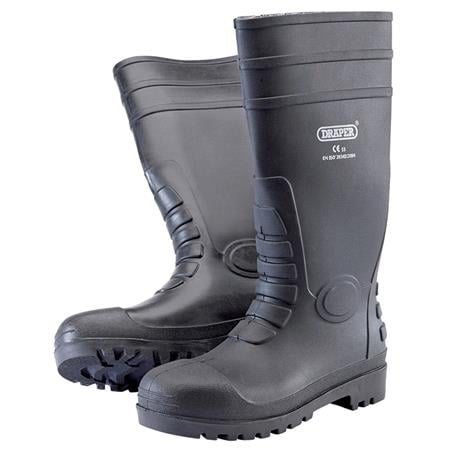 Draper 02698 Safety Wellington Boots  Size 8 (S5)