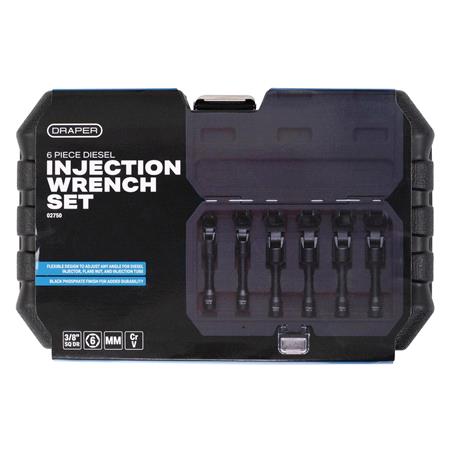 Draper 02750 Diesel Injection Wrench Set (6 Piece)