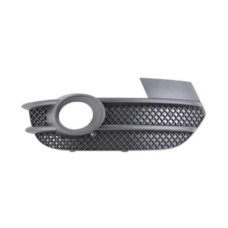 Audi Q3 2011 2014 RH (Drivers Side) Front Bumper Grille, With Hole For Fog Lamp, Not For S Line Models