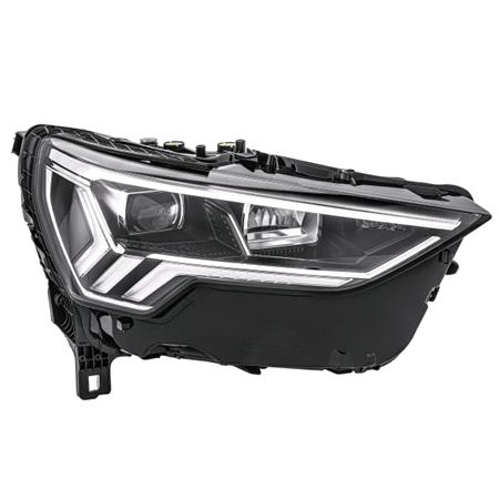 Right Headlamp (LED, With Dynamic Bending Light, Supplied Without LED Control Modules, Original Equipment) for Audi Q3 2018 Onwards